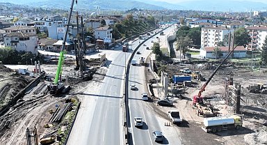 Kocaeli Başiskele'de fore kazıklar çakılıyor