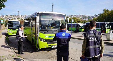 Kocaeli'de toplu taşımada 120 araca sıkı denetim