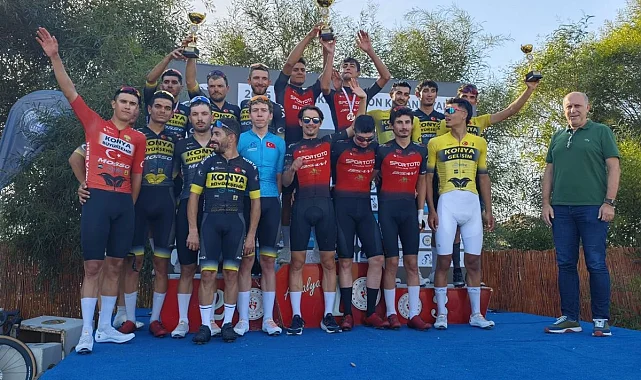 Konya Büyükşehirli pedallar Alanya'da 7 madalya ile zirvede