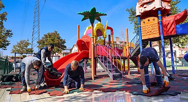 Konya Meram'ın park ve bahçeleri kışa hazırlanıyor