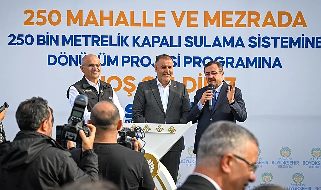 Malatya'da 70 milyon liralık sulama yatırımı