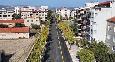 Manisa'da sıcak asfalt tamamlandı