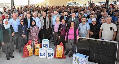 Mersin Büyükşehir'den çiftçiye üçlü destek