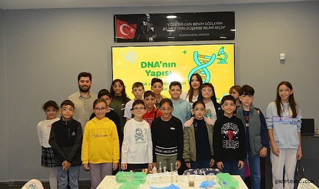 Nilüfer’de çocuklar muzdan DNA izolasyonu yaptı