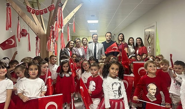Nilüfer kreşlerinde cumhuriyet coşkusu