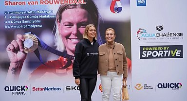 Olimpiyat şampiyonu Sharon van Rouwendaal Türkiye'de