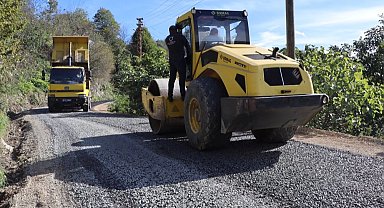 Ordu Gümüşköy'de asfalt sevinci