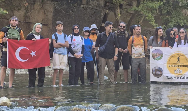 Şanlıurfa'dan 50 doğasever, Batman'da Zore Kanyonu'nda