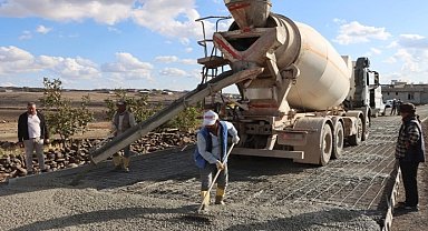 Siverek yollarına beton yol