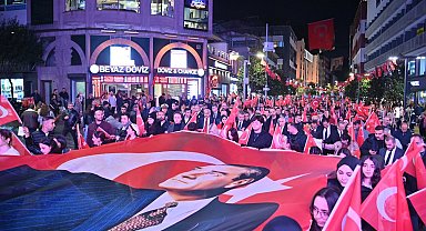 Trabzon sokaklarında Cumhuriyet Bayramı coşkusu