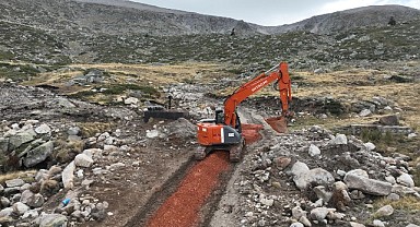 Uludağ’ın içme suyu hattı yenilendi
