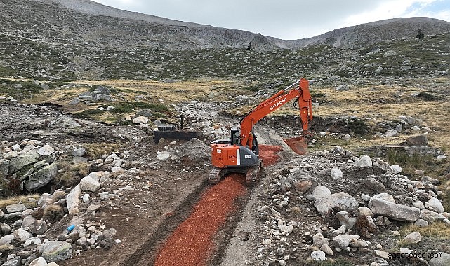 Uludağ’ın içme suyu hattı yenilendi