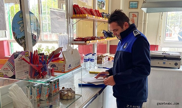 Zabıta Ekiplerinden Okul Kantinlerine Sıkı Denetim