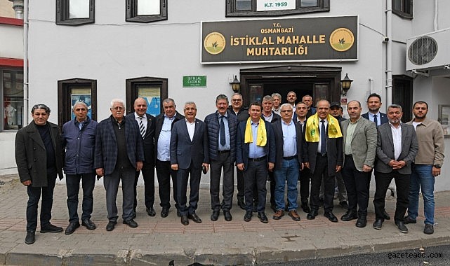 Başkan Erkan Aydın İstiklal Mahallesi’nde Vatandaşlarla Buluştu