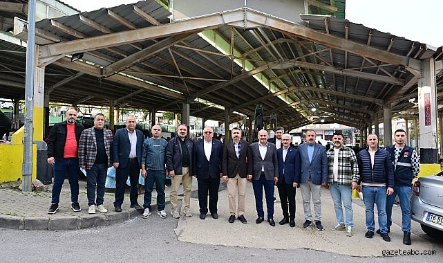 başkan Yılmaz Pazar Esnafı İle Buluştu
