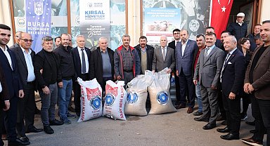 Bursa Büyükşehir'den hayvancılığa güçlü destek