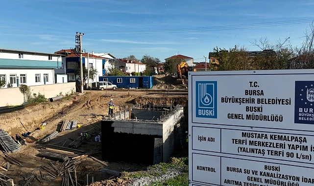 Bursa Büyükşehir'den Mustafakemalpaşa'ya altyapı hamlesi