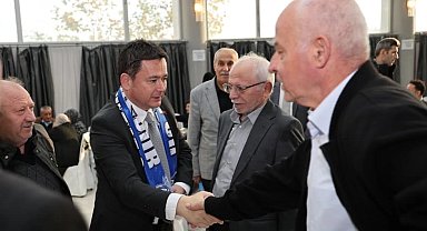Bursa Ovaakça'da Başkan Aydın'a hizmet teşekkürü