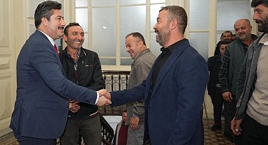 Bursa Yenişehir'de Mahmudiye sakinlerinden Başkan Özel'e ziyaret