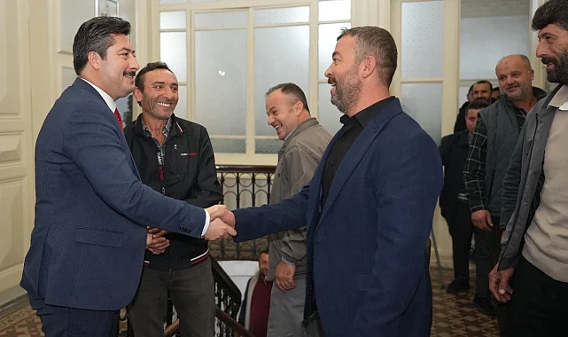 Bursa Yenişehir'de Mahmudiye sakinlerinden Başkan Özel'e ziyaret