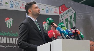 Bursaspor Başkanı Enes Çelik: Bu takım bir üst lige çıkacak