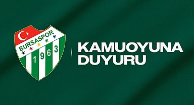 Bursaspor, forma göğüs sponsoru olmadan sahaya çıkacak