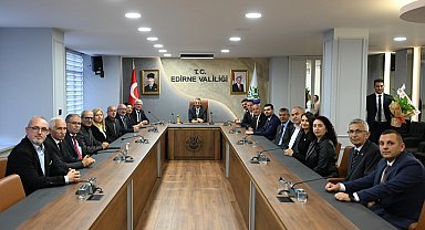 CHP il yönetiminden Edirne Valisi Sezer'e ziyaret