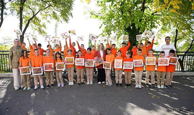 Çocuklar Sonbaharın Renklerini Sanata İşledi