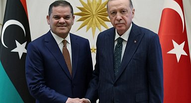 Cumhurbaşkanı Erdoğan, Libya Başbakanı Dibeybe ile görüştü