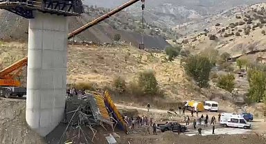 Diyarbakır Kulp'ta köprü inşaatında iş kazası: 4 işçi ölü, 1 ağır yaralı