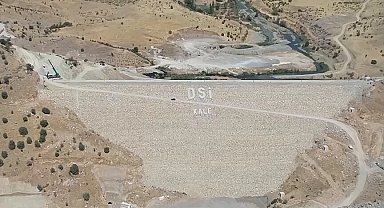 Diyarbakır'da Çermik Kale Barajı'nda su tutuldu