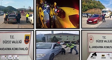 Düzce Jandarması'ndan şok uygulama... 29 aranan kişi yakalandı!