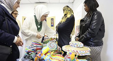 Emine Erdoğan'dan Johannesburg'ta Ulusal Miras Sergisi'ne ziyaret