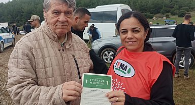 Erdoğan Demir'e TEMA'dan teşekkür belgesi