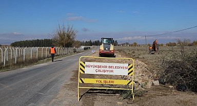 Eskişehir Büyükşehir'den Çifteler'e 30 kilometrelik yol yatırımı