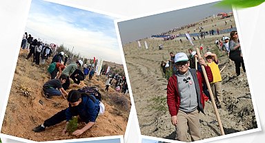 Fidanlar genç enerjiyle toprakla buluştu