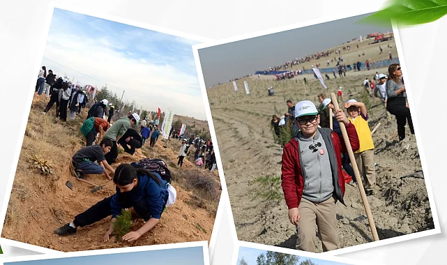 Fidanlar genç enerjiyle toprakla buluştu