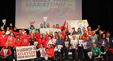 Gaziantep'te rekorlar kırıldı, ödüller sahiplerini buldu