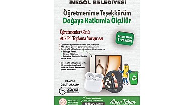 İnegöl Belediyesi’nden Öğretmenler Günü İçin Kampanya