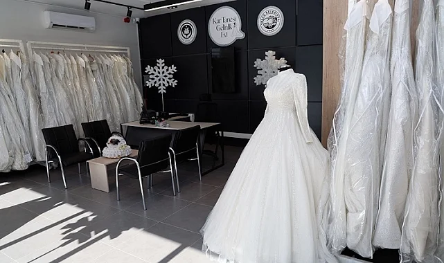 Kar Tanesi Gelinlik Evi'ne Kayseri Talaslılardan yoğun ilgi