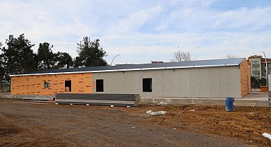 Kocaeli Gebze'de geçici kaymakamlık binasında çalışmalar sürüyor