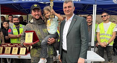 Kocaeli Gölcük'te ATV tutkunlarından nefes kesen mücadele