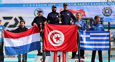 Kocaeli'de olta ustalarının nefes kesen yarışı