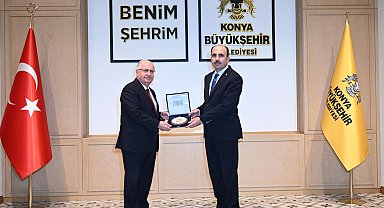 Konya'da Bakan Güler'den Başkan Altay'a ziyaret