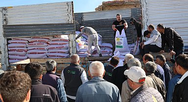 Konya'da çiftçiye mercimek tohumu desteği