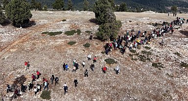 Mersin'de tarihi kilikya yolu yürüyüşüne yoğun ilgi