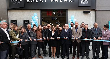 Nilüfer'in modern pazar alanı Balat'ta hizmete açıldı