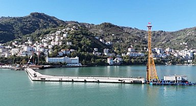 Ordu Altınordu rıhtımı uzatılıyor