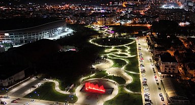 Ordu'da Durugöl, gece görünümüyle hayran bırakıyor