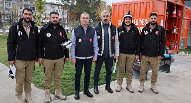 Sivas'ta 'Afet Konteyneri' uygulaması başlatıldı